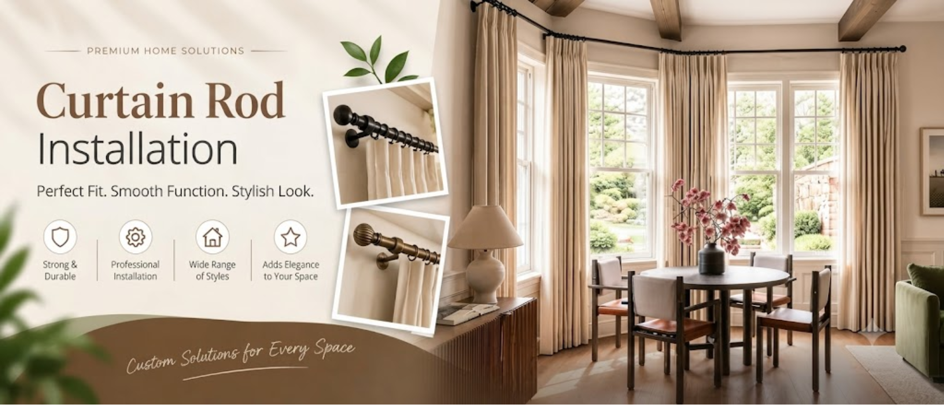 Curtain Rod Installation